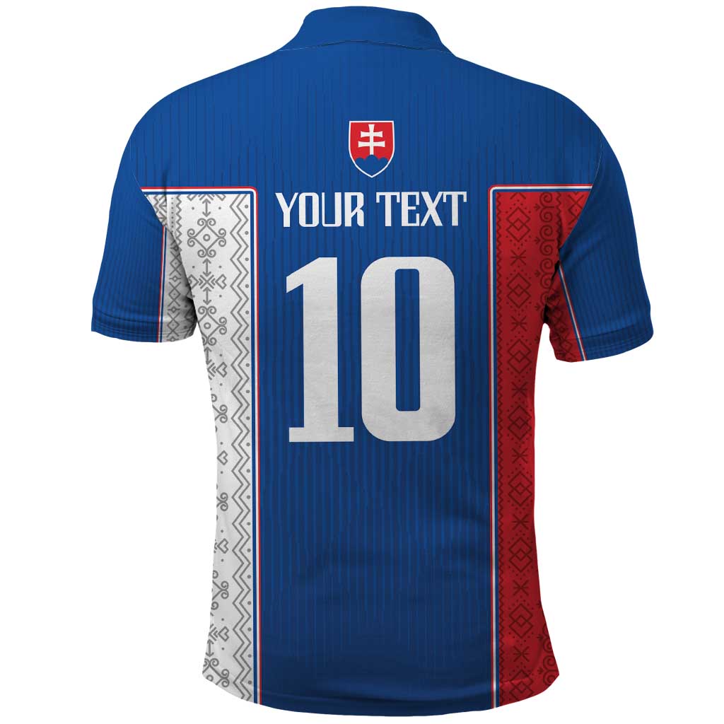 Custom Slovakia Football 2024 Go Champion Polo Shirt - Wonder Print Shop