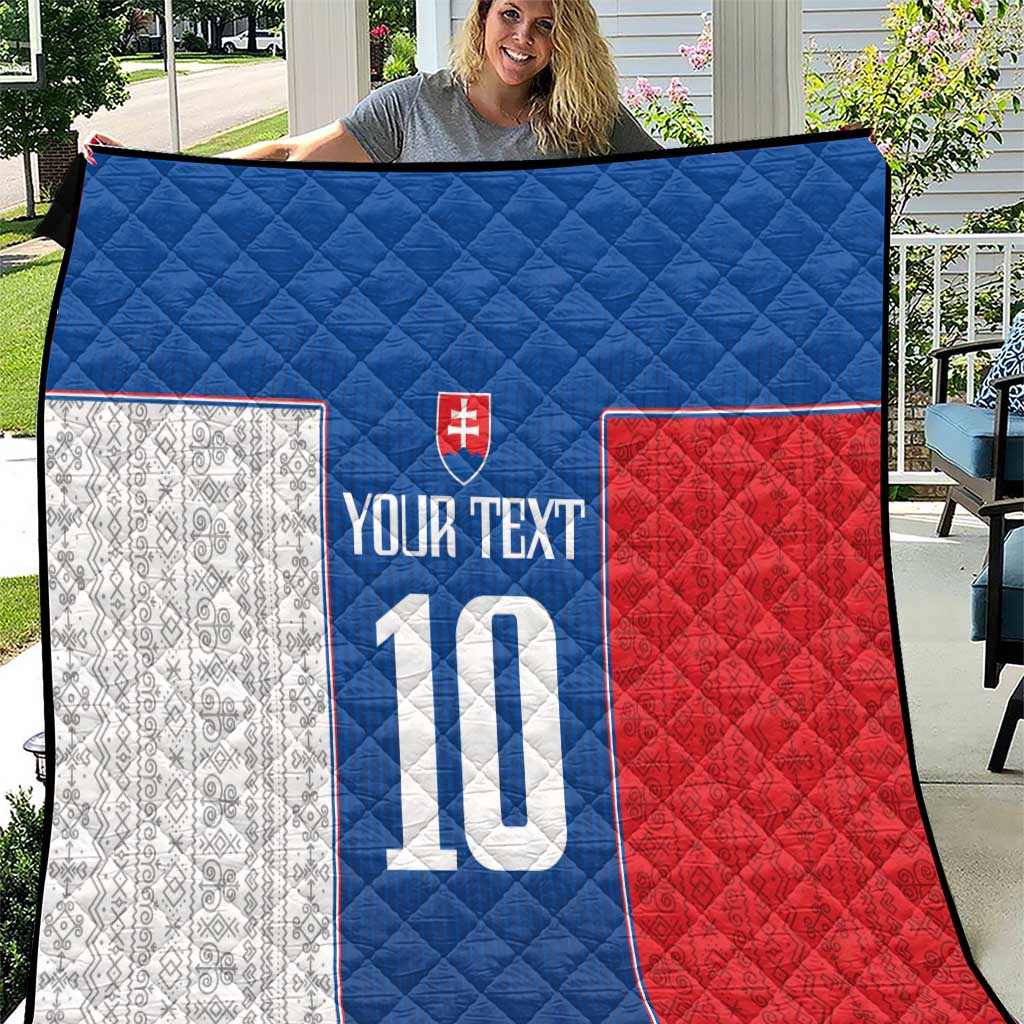 Custom Slovakia Football 2024 Go Champion Quilt - Wonder Print Shop
