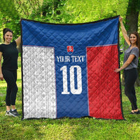 Custom Slovakia Football 2024 Go Champion Quilt - Wonder Print Shop