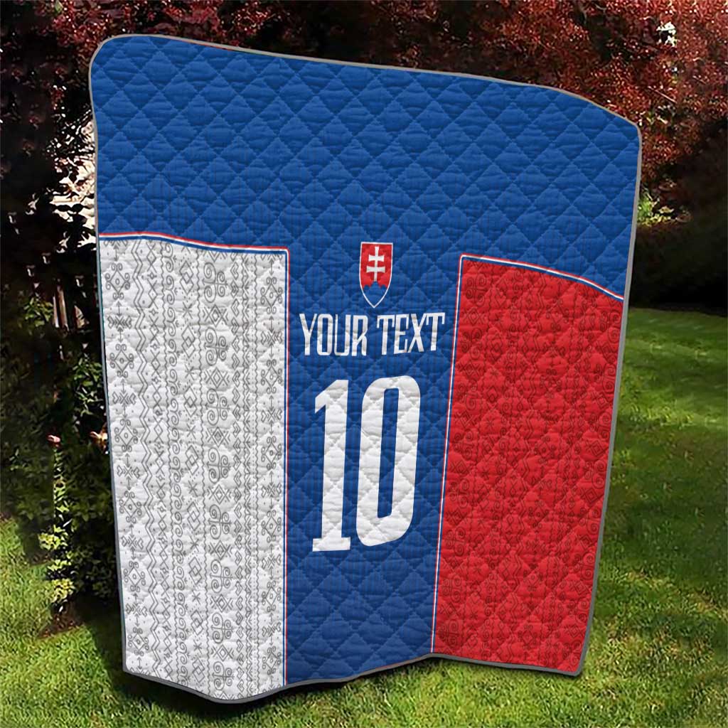Custom Slovakia Football 2024 Go Champion Quilt - Wonder Print Shop