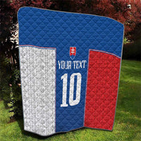 Custom Slovakia Football 2024 Go Champion Quilt - Wonder Print Shop