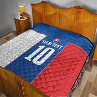 Custom Slovakia Football 2024 Go Champion Quilt - Wonder Print Shop