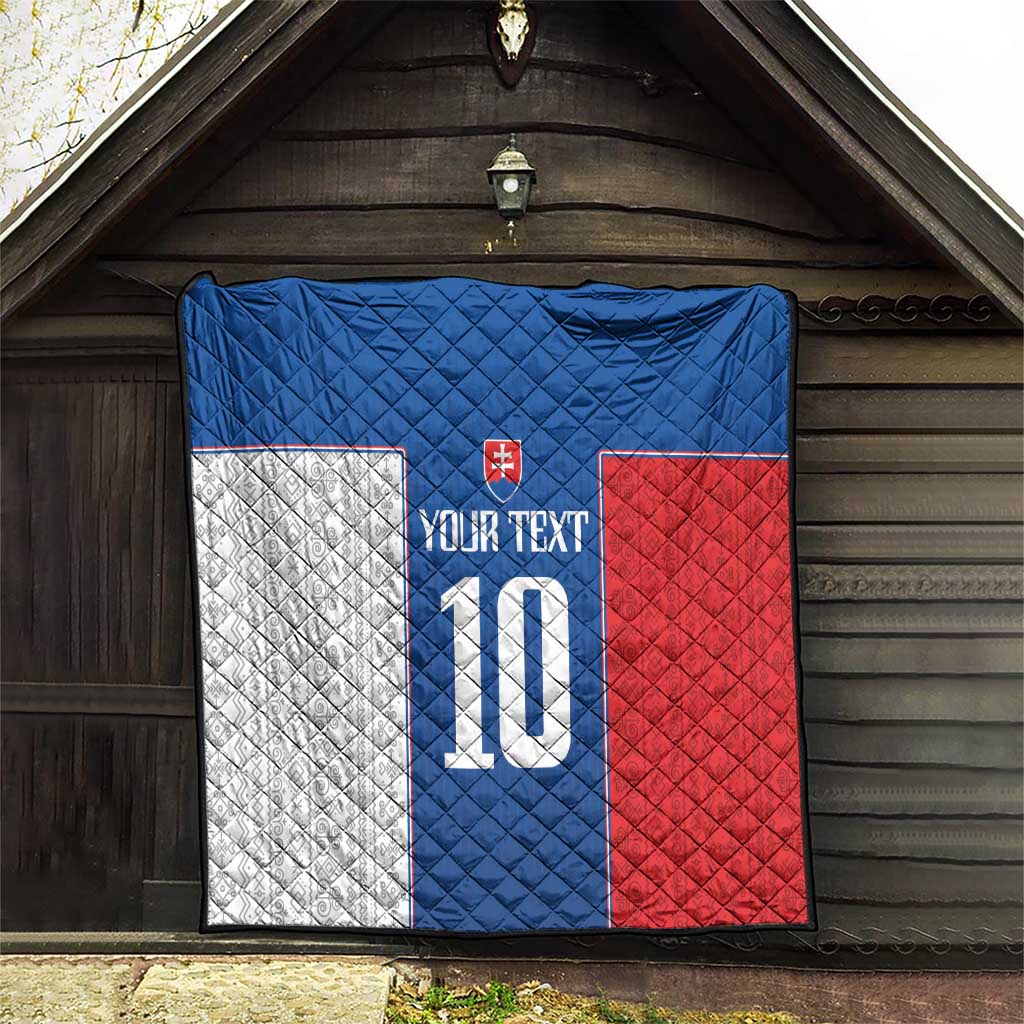 Custom Slovakia Football 2024 Go Champion Quilt - Wonder Print Shop