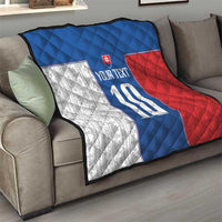 Custom Slovakia Football 2024 Go Champion Quilt - Wonder Print Shop
