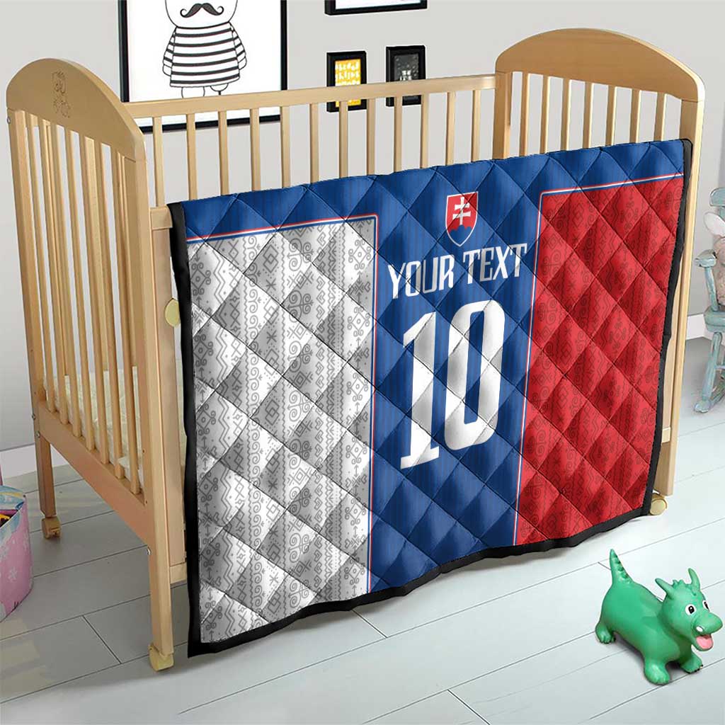 Custom Slovakia Football 2024 Go Champion Quilt - Wonder Print Shop