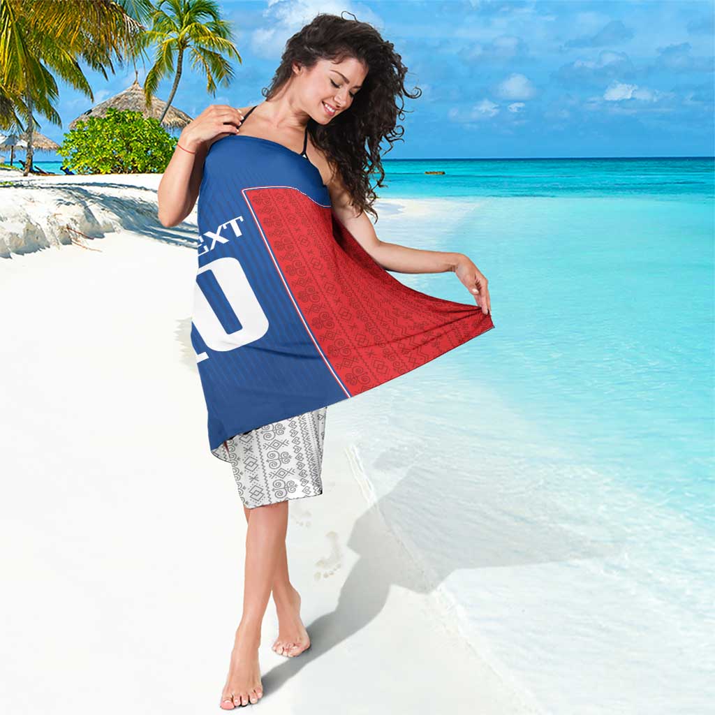 Custom Slovakia Football 2024 Go Champion Sarong - Wonder Print Shop