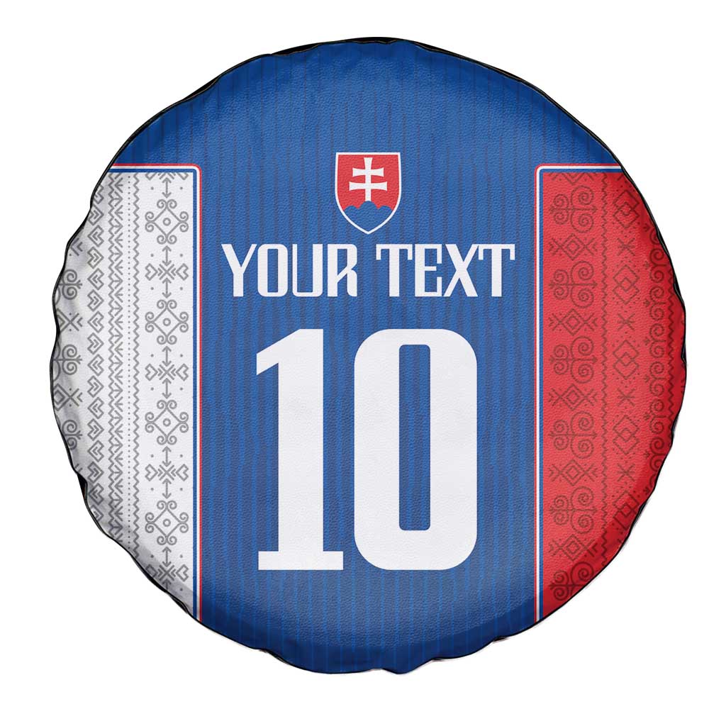 Custom Slovakia Football 2024 Go Champion Spare Tire Cover - Wonder Print Shop
