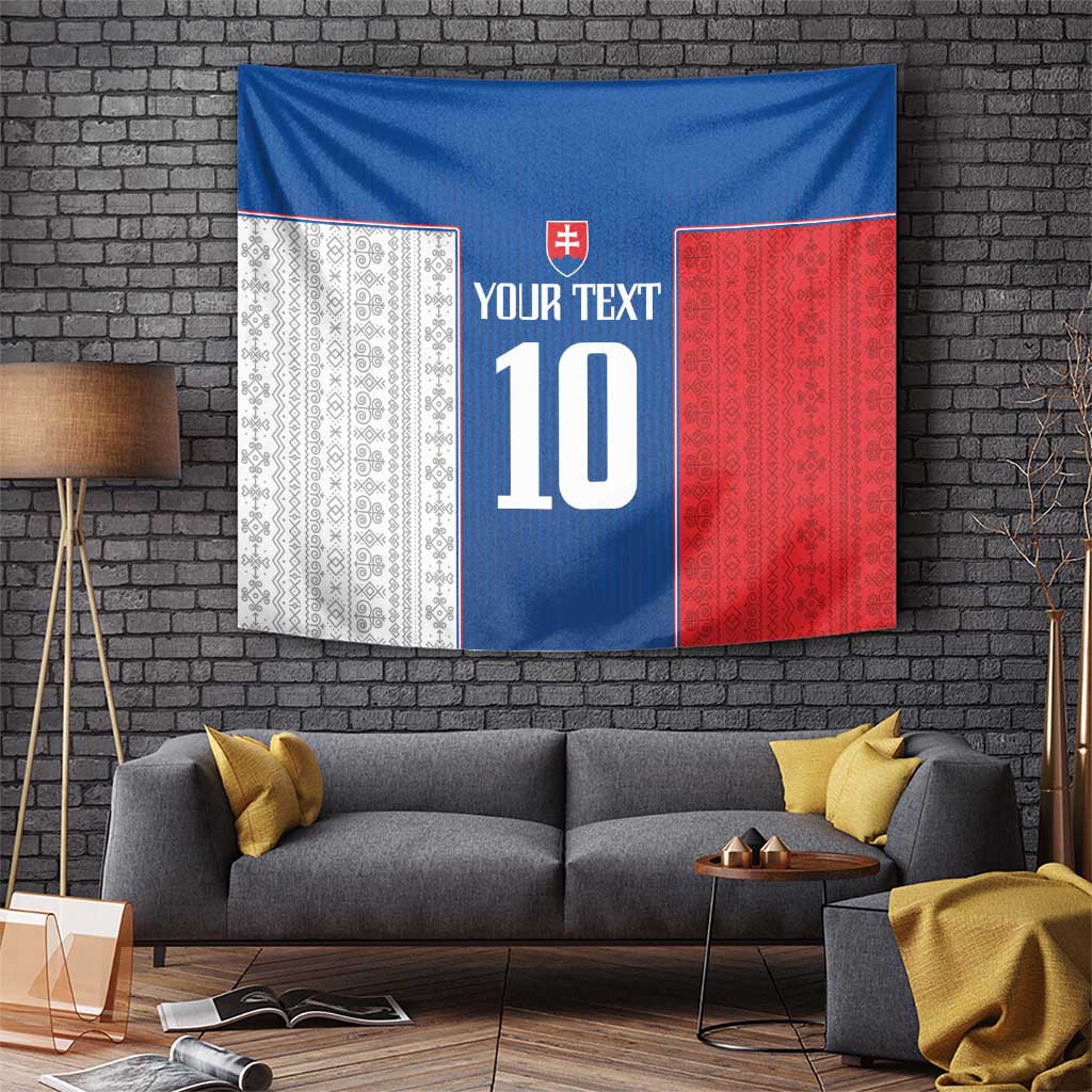 Custom Slovakia Football 2024 Go Champion Tapestry - Wonder Print Shop