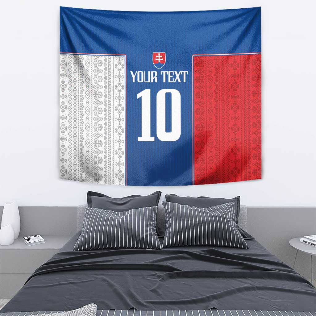 Custom Slovakia Football 2024 Go Champion Tapestry - Wonder Print Shop