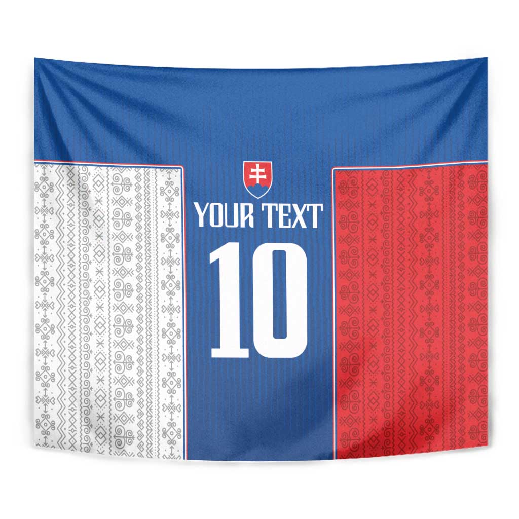 Custom Slovakia Football 2024 Go Champion Tapestry - Wonder Print Shop
