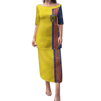 Custom Romania Football 2024 Go Champion Family Matching Puletasi and Hawaiian Shirt - Wonder Print Shop