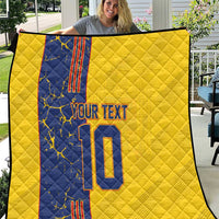 Custom Romania Football 2024 Go Champion Quilt - Wonder Print Shop