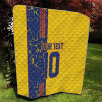 Custom Romania Football 2024 Go Champion Quilt - Wonder Print Shop