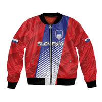 Custom Slovenia Football 2024 Go Champion Bomber Jacket - Wonder Print Shop