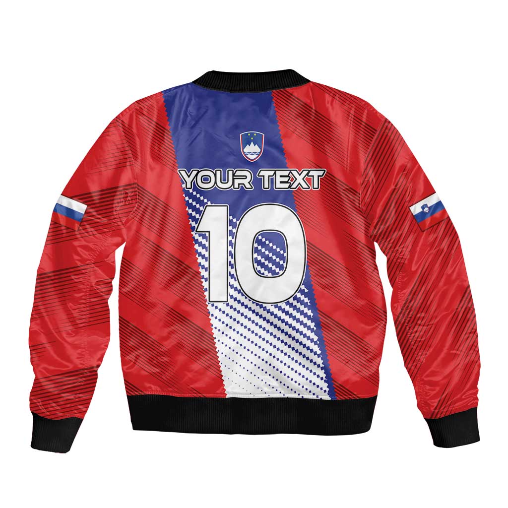 Custom Slovenia Football 2024 Go Champion Bomber Jacket - Wonder Print Shop