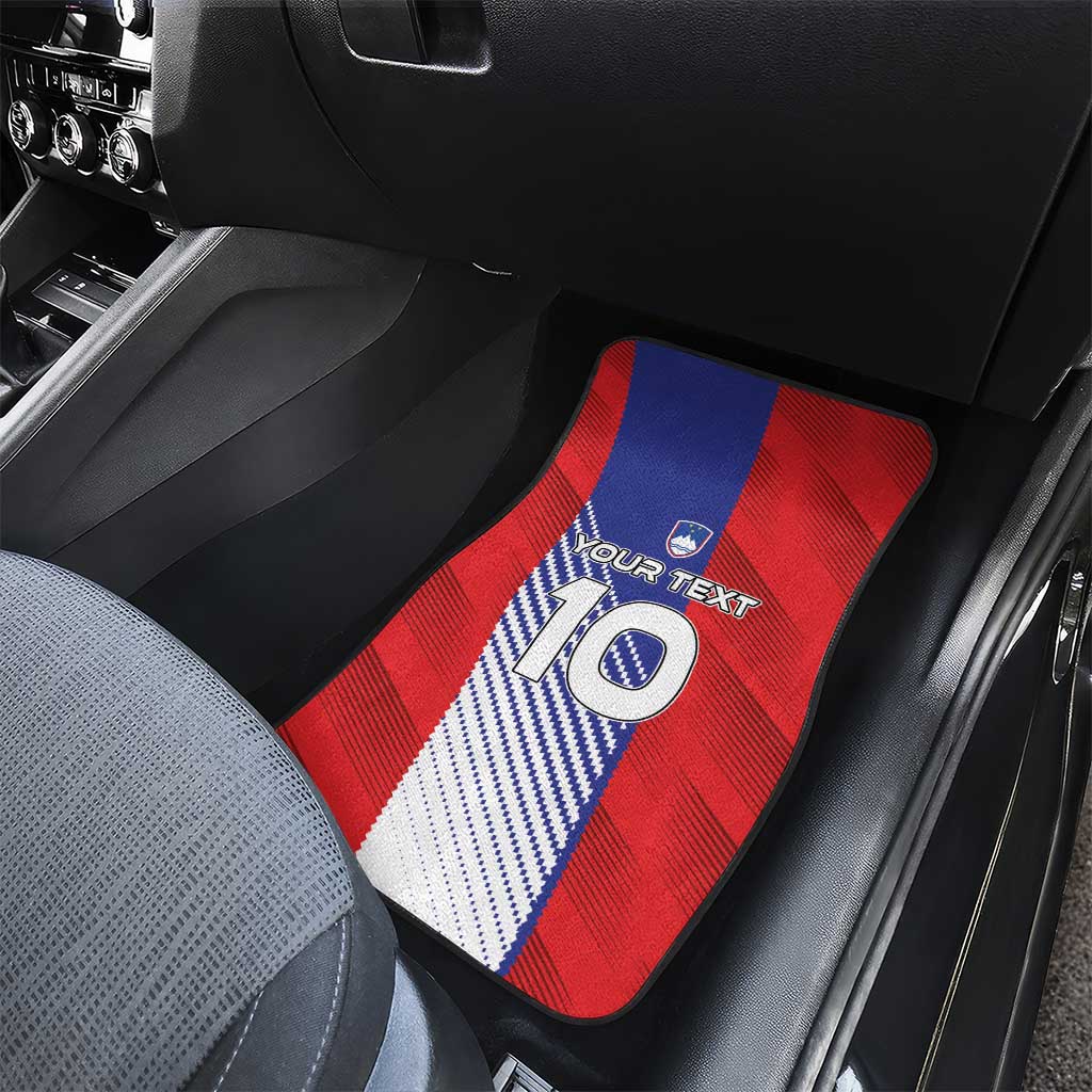 Custom Slovenia Football 2024 Go Champion Car Mats - Wonder Print Shop