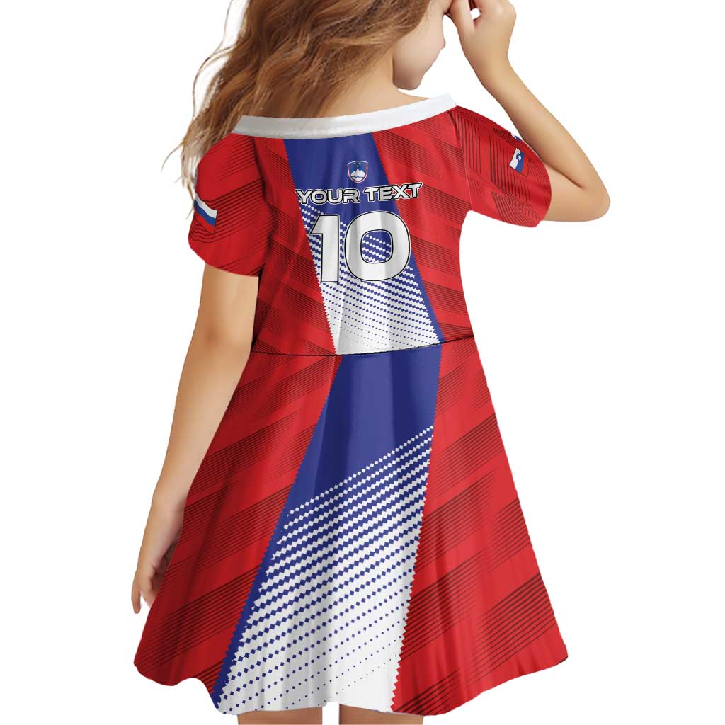 Custom Slovenia Football 2024 Go Champion Family Matching Long Sleeve Bodycon Dress and Hawaiian Shirt - Wonder Print Shop