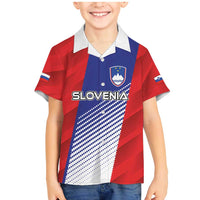 Custom Slovenia Football 2024 Go Champion Family Matching Mermaid Dress and Hawaiian Shirt - Wonder Print Shop