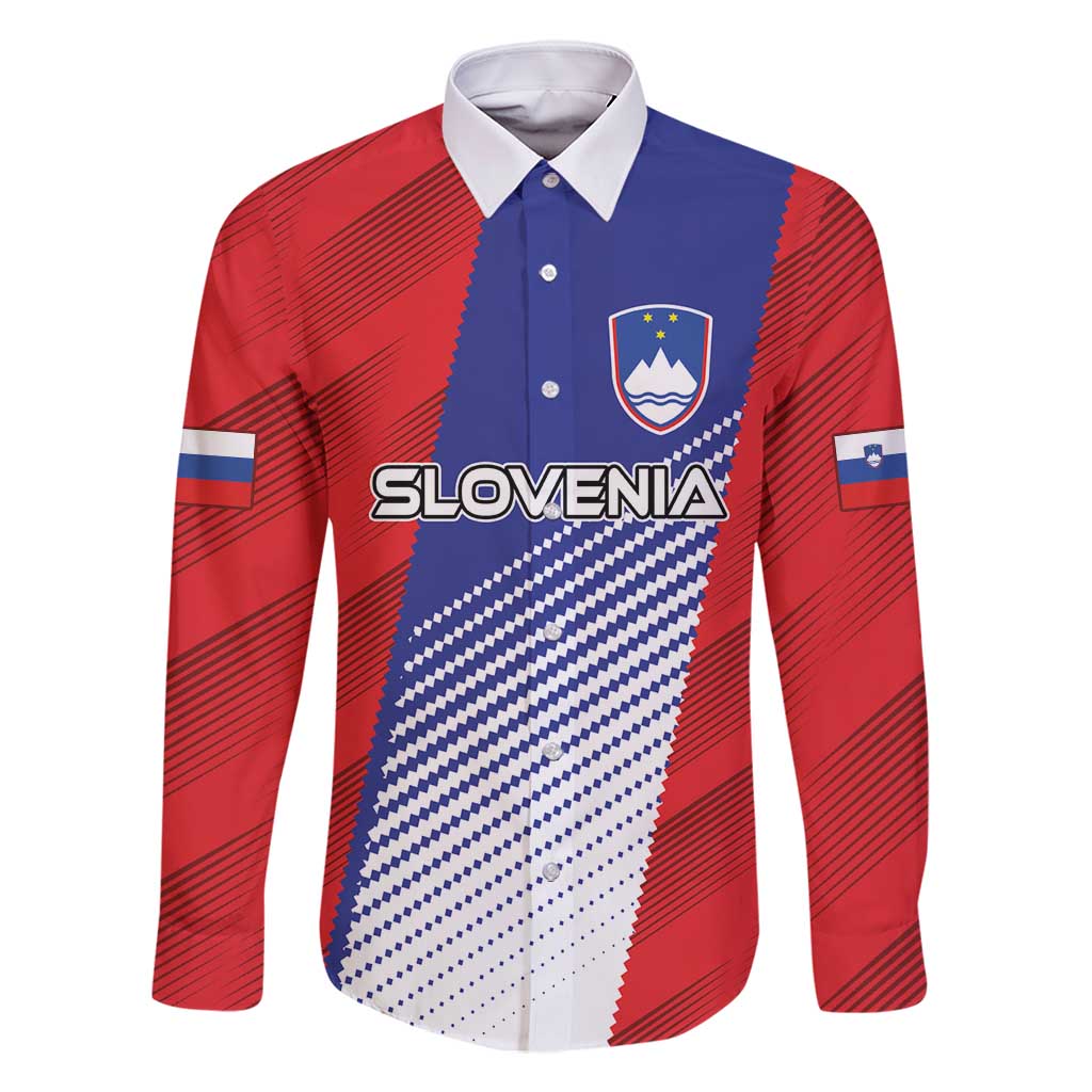 Custom Slovenia Football 2024 Go Champion Family Matching Off Shoulder Maxi Dress and Hawaiian Shirt - Wonder Print Shop