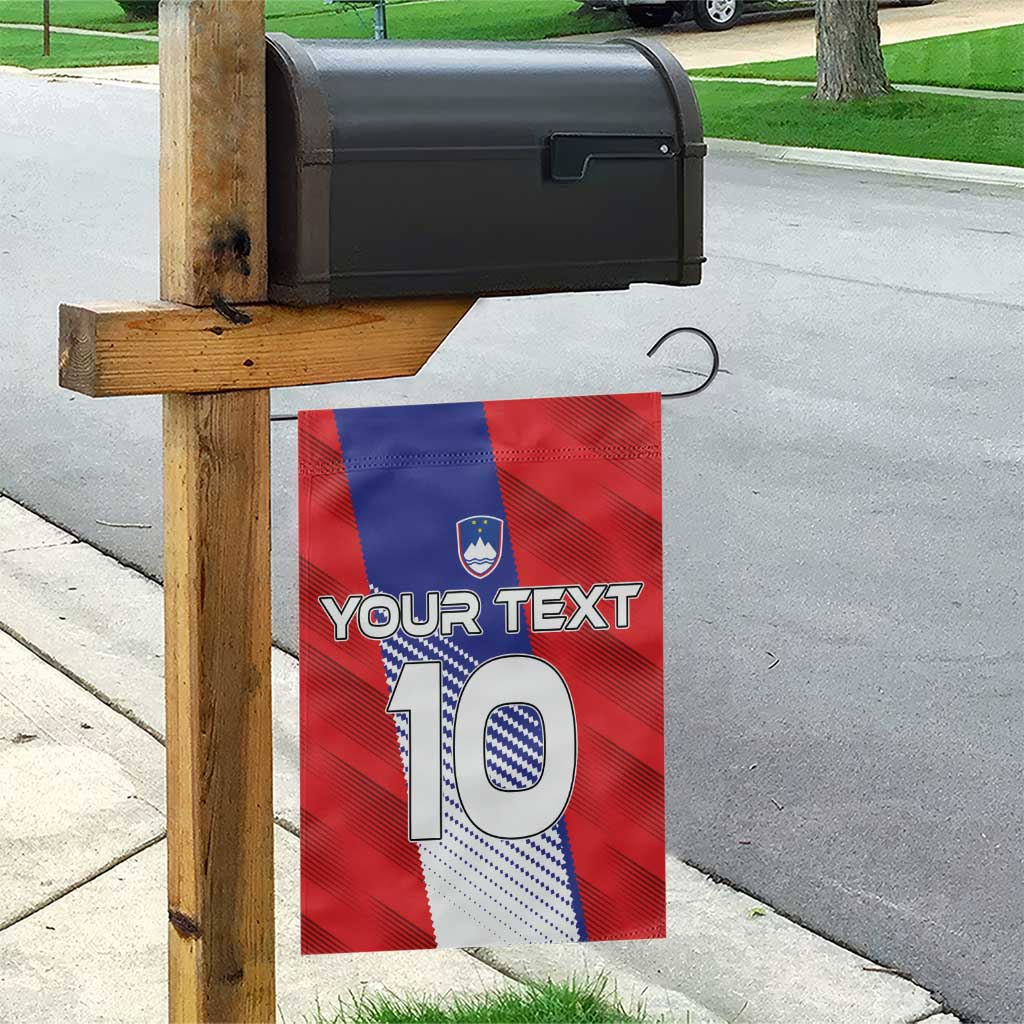 Custom Slovenia Football 2024 Go Champion Garden Flag - Wonder Print Shop