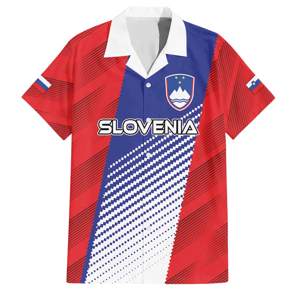 Custom Slovenia Football 2024 Go Champion Hawaiian Shirt - Wonder Print Shop