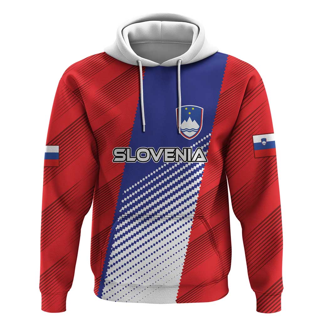 Custom Slovenia Football 2024 Go Champion Hoodie - Wonder Print Shop
