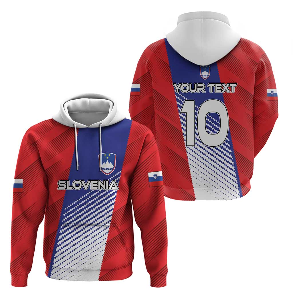 Custom Slovenia Football 2024 Go Champion Hoodie - Wonder Print Shop