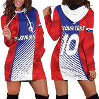 Custom Slovenia Football 2024 Go Champion Hoodie Dress - Wonder Print Shop