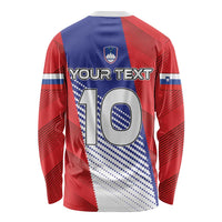 Custom Slovenia Football 2024 Go Champion Long Sleeve Shirt - Wonder Print Shop