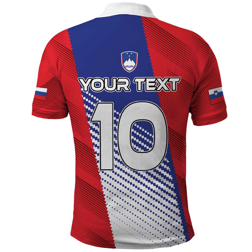 Custom Slovenia Football 2024 Go Champion Polo Shirt - Wonder Print Shop