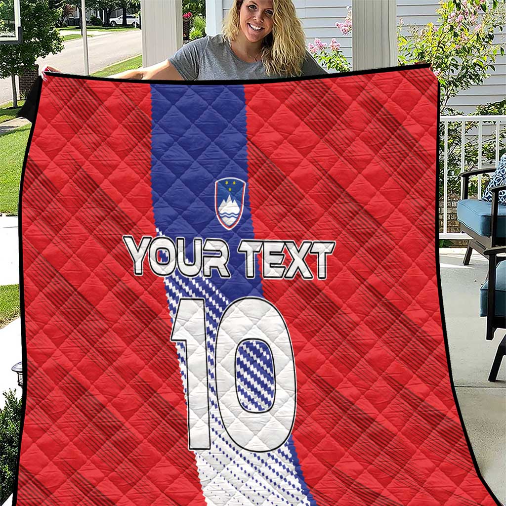 Custom Slovenia Football 2024 Go Champion Quilt - Wonder Print Shop