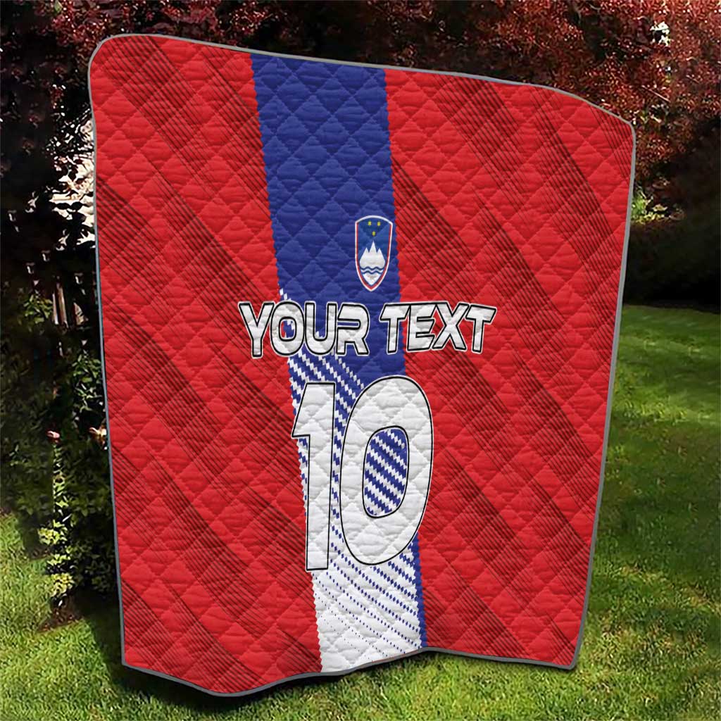 Custom Slovenia Football 2024 Go Champion Quilt - Wonder Print Shop