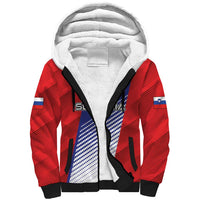Custom Slovenia Football 2024 Go Champion Sherpa Hoodie - Wonder Print Shop