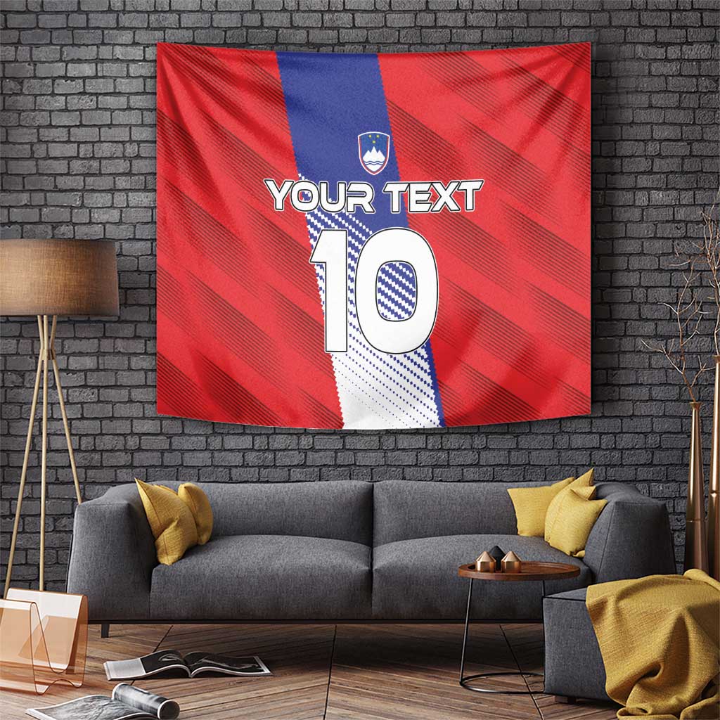 Custom Slovenia Football 2024 Go Champion Tapestry - Wonder Print Shop