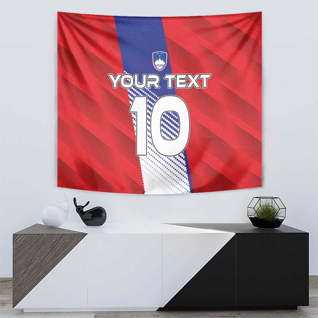Custom Slovenia Football 2024 Go Champion Tapestry - Wonder Print Shop