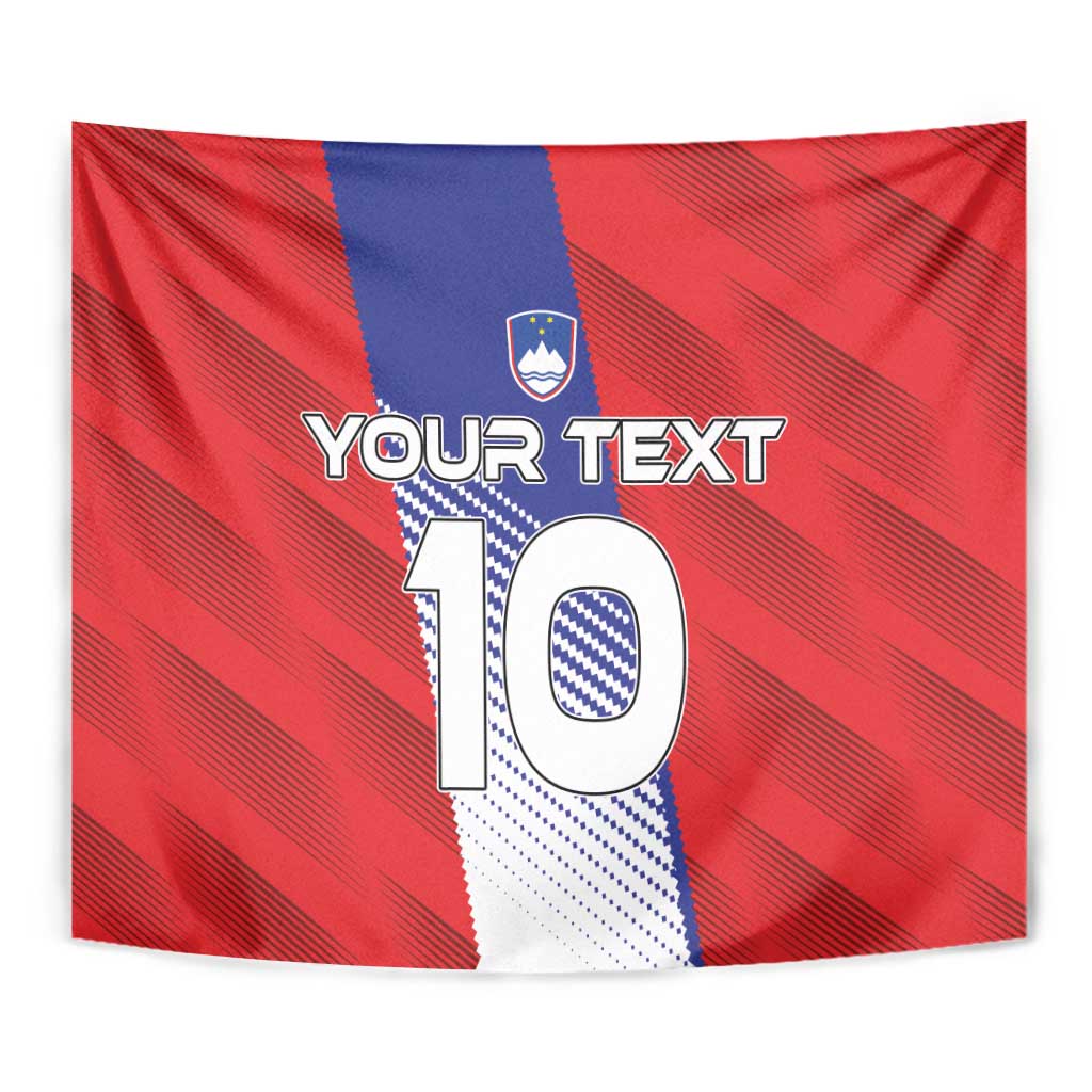 Custom Slovenia Football 2024 Go Champion Tapestry - Wonder Print Shop