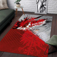 Polska Eagle Area Rug Poland Sporty Grunge Style - Wonder Print Shop