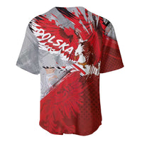 Polska Eagle Baseball Jersey Poland Sporty Grunge Style - Wonder Print Shop