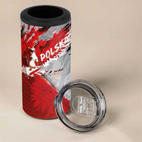 Polska Eagle 4 in 1 Can Cooler Tumbler Poland Sporty Grunge Style - Wonder Print Shop