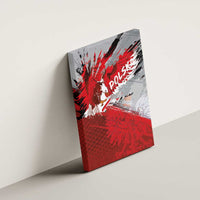 Polska Eagle Canvas Wall Art Poland Sporty Grunge Style - Wonder Print Shop