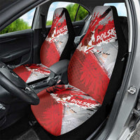 Polska Eagle Car Seat Cover Poland Sporty Grunge Style - Wonder Print Shop
