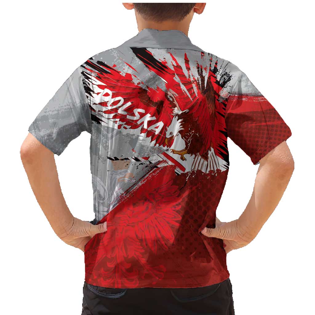 Polska Eagle Family Matching Mermaid Dress and Hawaiian Shirt Poland Sporty Grunge Style - Wonder Print Shop