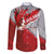 Polska Eagle Family Matching Off Shoulder Short Dress and Hawaiian Shirt Poland Sporty Grunge Style - Wonder Print Shop