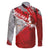 Polska Eagle Family Matching Off Shoulder Short Dress and Hawaiian Shirt Poland Sporty Grunge Style - Wonder Print Shop