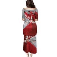 Polska Eagle Family Matching Puletasi and Hawaiian Shirt Poland Sporty Grunge Style - Wonder Print Shop