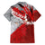 Polska Eagle Family Matching Short Sleeve Bodycon Dress and Hawaiian Shirt Poland Sporty Grunge Style - Wonder Print Shop