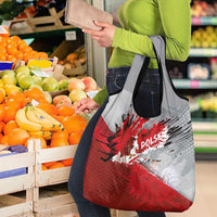 Polska Eagle Grocery Bag Poland Sporty Grunge Style - Wonder Print Shop