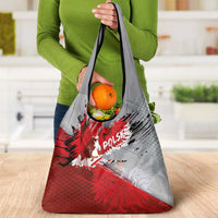 Polska Eagle Grocery Bag Poland Sporty Grunge Style - Wonder Print Shop
