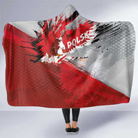 Polska Eagle Hooded Blanket Poland Sporty Grunge Style - Wonder Print Shop