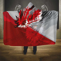 Polska Eagle Hooded Blanket Poland Sporty Grunge Style - Wonder Print Shop